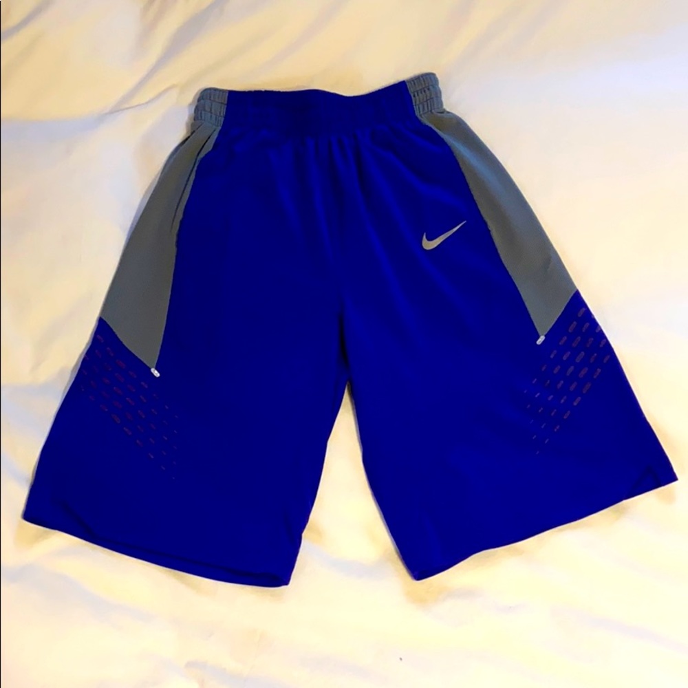 Nike Dri Fit purple basketball shorts